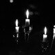 Pellicule noir et blanc - appareil photo argentique- bougies clair obscur